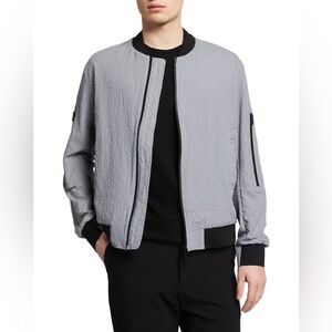 Emporio‎ Armani Seersucker Bomber Jacket NWT